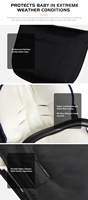 Gigoteuse d'hiver douillette pour bébé, sac de couchage pour poussette et siège auto, gigoteuse chaude pour poussette