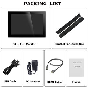10.1インチオープンフレームモニター1280*800/1920*1200容量性タッチスクリーンモニター産業用LCDディスプレイ、HD-MI VGA BNC AV USB - Product Image 4