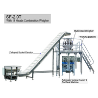 Machine de pesage et d'emballage de riz entièrement automatique à grande vitesse pour sachets VFFS de 1 kg à 5 kg