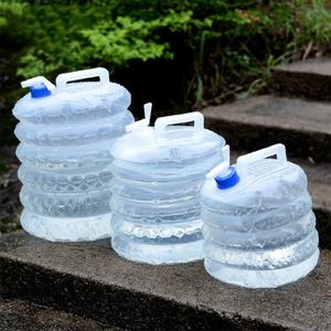 Wholesale Outdoor Collapsible Bucket Foldable Water Bag Survival Storage Portable Carrier Container Camp <b>Camping</b> Equipment - Product Image 4