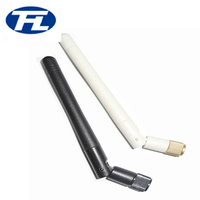 Antenne pliable 2,4 GHz à gain 3 dBi, module de routeur sans fil 2,4 GHz avec broche interne en caoutchouc, antenne 3 dBi pour la communication