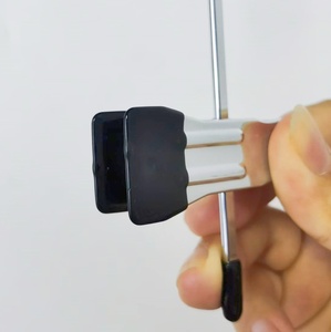 Chất lượng cao bán nóng tiết kiệm không gian chống trượt quần kim loại móc áo với clip - Product Image 2