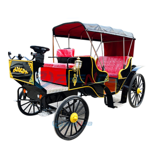 Carruaje Eléctrico para Bodas, Estilo Europeo, Tipo Calabaza, para Recorridos Turísticos, Recogida en Hoteles, Carruaje Eléctrico con Caballos - Product Image 6