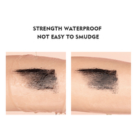 Vente en gros OEM Mascara liquide brun organique végétalien imperméable à l'eau maquillage Mascara noir avec logo personnalisé et marque privée pour allonger le curling