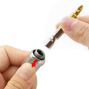 อะแดปเตอร์หัวบิต KS Hex Shank ทำจากเหล็กกล้าคาร์บอน พร้อมแม่เหล็ก สำหรับใช้กับประแจไฟฟ้าและไขควง - Product Image 4