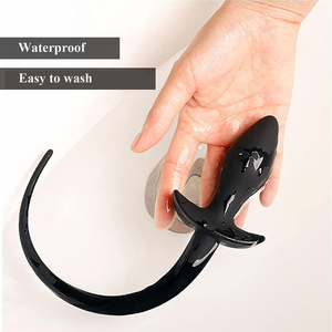 Tapón Anal de Silicona con Cola de Perro, Expansor Vaginal de Silicona, Tapón de Expansión, Estimulación de Alta Presión para Mujeres, Juguete Sexual - Product Image 3