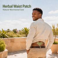 Patch chauffant lombaire adhésif pour le travail debout, format surdimensionné, faible MOQ, pour adultes et seniors, qualité supérieure naturelle, à base de plantes, doux, 12 unités/paquet, 2 ans