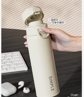 Bouteille d'eau isotherme en acier inoxydable 3-en-1 de 500 ml/17 oz