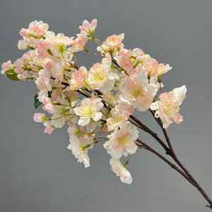 Fleurs artificielles réalistes en soie, branches <span class=keywords><strong>de</strong></span> cerisier à 5 branches, 100 cm, décorations pour la fête des pères et le Nouvel An - Product Image 5
