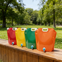 Fabricants d'emballages à faible MOQ : Gourdes d'hydratation en plastique de 7L avec liquide, fournisseurs de gourdes d'hydratation en plastique sans BPA de 10L personnalisées