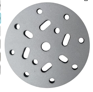 Bantalan antarmuka kepadatan lembut 6 "17 lubang, bantal busa kait & <span class=keywords><strong>Loop</strong></span> tanpa debu digunakan antara ampelas vakum & bantalan penopang - Product Image 6