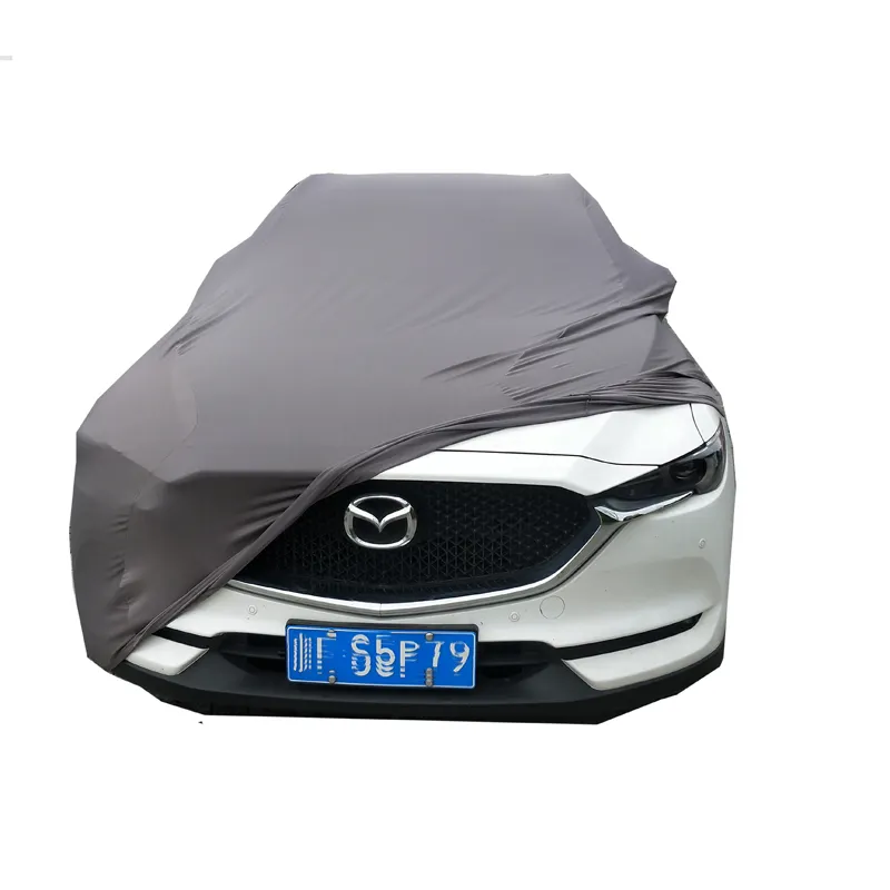 4 Way Stretch High Elastic Indoor Car Cover Custom Made For Mazda SUV Car Indoor Cover Dust Car Tarpaulin