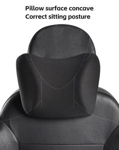 2025 mousse à mémoire de forme ergonomique coussin de soutien du cou de voiture et oreiller de siège de voiture ensemble repose-tête de voiture oreiller de soutien du cou - Product Image 5