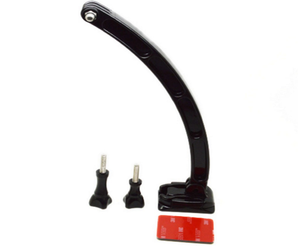 Kit de montage pour casque avec bras d'extension + boucle + autocollant, pour GoPro Hero 6/2020 3 + caméra de Sport <span class=keywords><strong>SJ5000</strong></span>, nouveau, 5/4 - Product Image 1