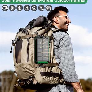 Batterie externe solaire sans fil portable 20000mAh avec 4 câbles Chargeur solaire externe pour iPhone - Product Image 5