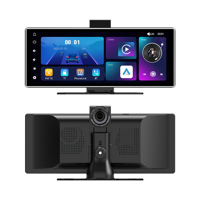 High HD Touch Dashcam Aux Portable Stereo Universal 11.26" Big Car Play Screen with Optional Backup Back Reverse Camera