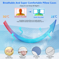 Personnalisé oem odm confort sommeil almohada ergonomique cervicale cou orthopédique doux mémoire oreiller avec couverture