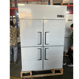 Venta al por mayor comercial <span class=keywords><strong>4</strong></span> <span class=keywords><strong>puertas</strong></span> armarios refrigerados de servicio pesado refrigerador vertical nevera y congelador - Product Image 6