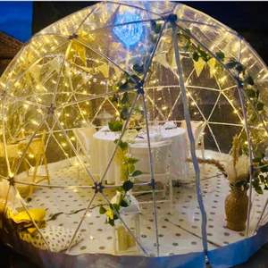 Cúpula de jardim ao ar livre, barraca de cúpula de PVC com cúpula de bolhas, barraca de bolhas de jardim com efeito de inverno à prova de intempéries, gazebos, casa de jardim para quintal - Product Image 2