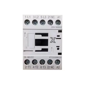 Contactor de CA DILM9-01C para conectar y desconectar circuitos de cargas como motores eléctricos - Product Image 1