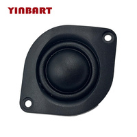 YINBART Haut-parleur Tweeter 20W 4 Ohm avec Bobine Mobile en Aluminium et Caoutchouc de 0,65 Pouce, Unité de Haut-parleur Haute Fréquence pour Systèmes Audio