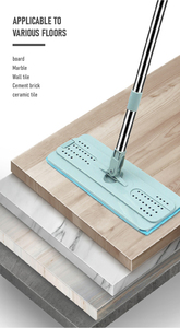 Thấm Tay Miễn Phí Sợi Nhỏ Xoay Dọc Quay Phẳng Bóp Lau Và Xô Với Tái Sử Dụng Có Thể Giặt Lau Vải - Product Image 6