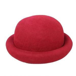 Gorro de Fieltro de Lana de 50cm 56cm para Adultos y Niños, con Parte Superior Redonda y Borde Enrollable - Product Image 2