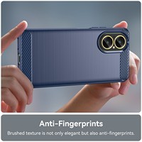 Casing Baja Tahan Benturan untuk Realme C67 GT5 C33 Narzo 50i Prime C63 GT 7 NE0 3 C21 V23 7i C17 C55 Sampul Lembut Silikon Serat Karbon