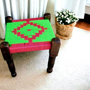 Eco-Friendly Farmhouse Style Low Price <b>Wooden</b> <b>Stool</b> Ottoman Modern Handmade Outdoor Foot <b>Stool</b> for Living Rooms - Product Image 1