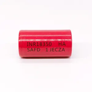 批发3.6v 18350HA 1000毫安锂离子充电电池