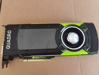 P6000 24GB Kartu Grafis Workstation GDDR5X 384-Bit PCIe 3.0 4x DP 1.4 DVI-D Dual Slot GPU Profesional