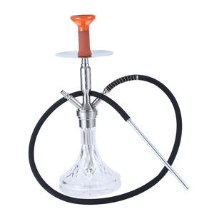 Großhandel MIG Shisha 2 Schlauch Edelstahl Deutschland Shisha neue hochwertige Shisha Lounge 2 Schläuche Glas Shisha Shisha für <span class=keywords><strong>Bar</strong></span> - Product Image 6