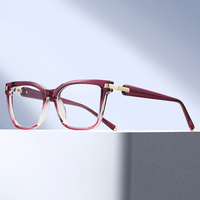 Lunettes anti-lumière bleue pour femmes MS 92613, monture en métal, branches minimalistes connectées, polyvalentes pour toutes les occasions