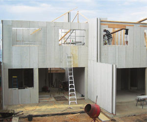 Panel de Pared Sándwich de Cemento EPS Moderno, Ligero <span class=keywords><strong>y</strong></span> Duradero con Características Resistentes al <span class=keywords><strong>Agua</strong></span>/<span class=keywords><strong>Fuego</strong></span> para la Construcción de Almacenes - Product Image 3