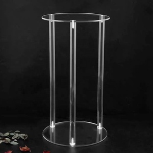 Support de fleurs de table moderne en acrylique transparent de luxe, centre de table pour mariage, maison, hôtel, fête, utilisation en extérieur - Product Image 4