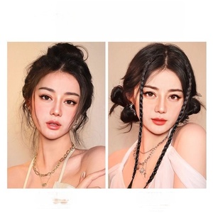 <span class=keywords><strong>Extension</strong></span> per <span class=keywords><strong>Capelli</strong></span> Coolhair Stile Spicy Girl, Fibra Sintetica Resistente al Calore, Coda di Cavallo Singola Intrecciata, Twist Primaverile - Product Image 3