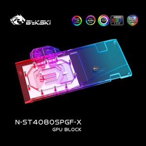 Bloque de Refrigeración Líquido RGB Bykski N-ST4080SPGF-X para Tarjeta Gráfica <span class=keywords><strong>ZOTAC</strong></span> <span class=keywords><strong>GeForce</strong></span> <span class=keywords><strong>RTX</strong></span> <span class=keywords><strong>4080</strong></span> SUPER - Product Image 4