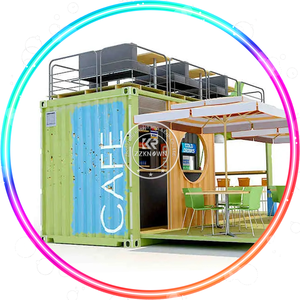 Bar de conteneur portable en aluminium et fibre de verre pour kiosque de nourriture et de boissons dans la rue, le parc, la place avec service de frites - Product Image 3