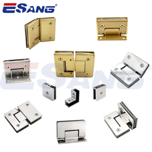 ESANG Stainless Steel 304 Frameless Shower <strong>Hinge</strong> Fitting Adjustment Shower Door <strong>Hinges</strong> <strong>and</strong> <strong>Handles</strong> - Product Image 2