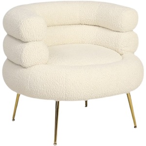 Chaise de couchage chaise longue Teddy tissu peau de mouton Boucle canapé chaise Teddy Sherpa blanc <span class=keywords><strong>fauteuil</strong></span> Faux peau de mouton Boucle chaise - Product Image 5