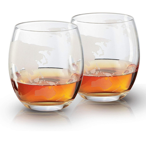 Juego de regalo de whisky, decantador de globo, 750 ml con barco antiguo, piedras de whisky, Home Bar, decantador mundial, globo de whisky - Product Image 2