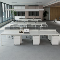 Nuevo Escritorio Moderno Minimalista Personalizable, Muebles de Oficina Duraderos, Estación de Trabajo Comercial, Mesa de Reuniones, Diseño Uthink