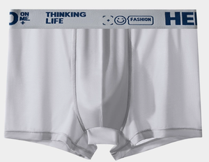 Sous-vêtements pour hommes en soie glacée à séchage rapide, été, fins, respirants, antibactériens, boxer mi-hauteur, taille en polyamide/élasthanne, non - Product Image 2