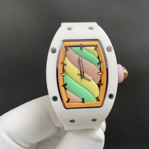 Modello 2026. Cassa in ceramica, design a forma di barilotto. Elegante e alla moda. Adatto per orologi meccanici da donna. - Product Image 1