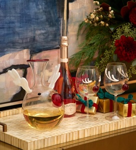 Calice di vetro personalizzato all'ingrosso <span class=keywords><strong>bianco</strong></span> renna bicchiere di <span class=keywords><strong>vino</strong></span> rosso bicchieri di <span class=keywords><strong>vino</strong></span> Set per il matrimonio - Product Image 4