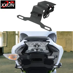 XXUN prezzo di fabbrica staffa per moto portatarga coda ordinata per Kawasaki Ninja650/Z650 2017 2018 2019 2020 2021 22 23