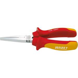 HAZET - 1816VDE-22 <b>Flat</b> <b>nose</b> <b>pliers</b> with protective insulation 1000V - EAN 4000896006298 1000V INSULATED <b>PLIERS</b> AND CUTTERS - Product Image 1
