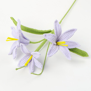 Tay-Móc hành tây sen nhân tạo trang trí nhà nhân tạo len hoa Bó hoa collocation - Product Image 3