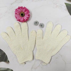 Body Scrubber Marruecos Kessa Glove Mitt Korean Lofah Exfoliante Natural Nylon Ducha Guantes de baño - Product Image 6
