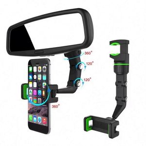 Soporte Multifuncional para Teléfono Móvil, Impermeable, Manos Libres, Portátil, Rotación de 360 Grados, Flexible, para Coche, Escritorio/Espejo Retrovisor - Product Image 1